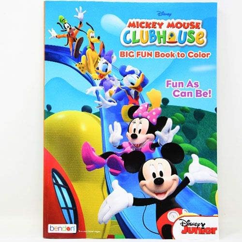 Mickey Mouse Coloring Book with Stickers - Disney Fun