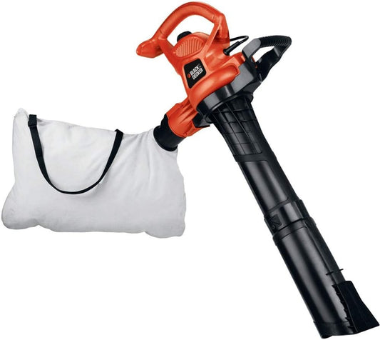 BLACK+DECKER 3-in-1 Leaf Blower Vacuum Mulcher with 230 MPH Power