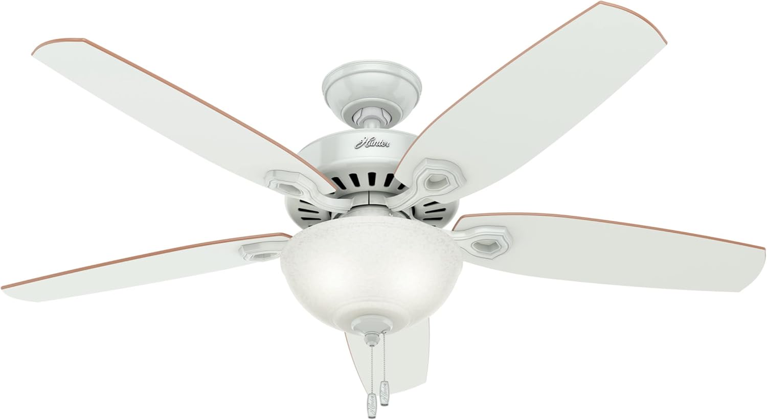 Hunter 52 Inch Indoor Ceiling Fan with LED Light for Comfort