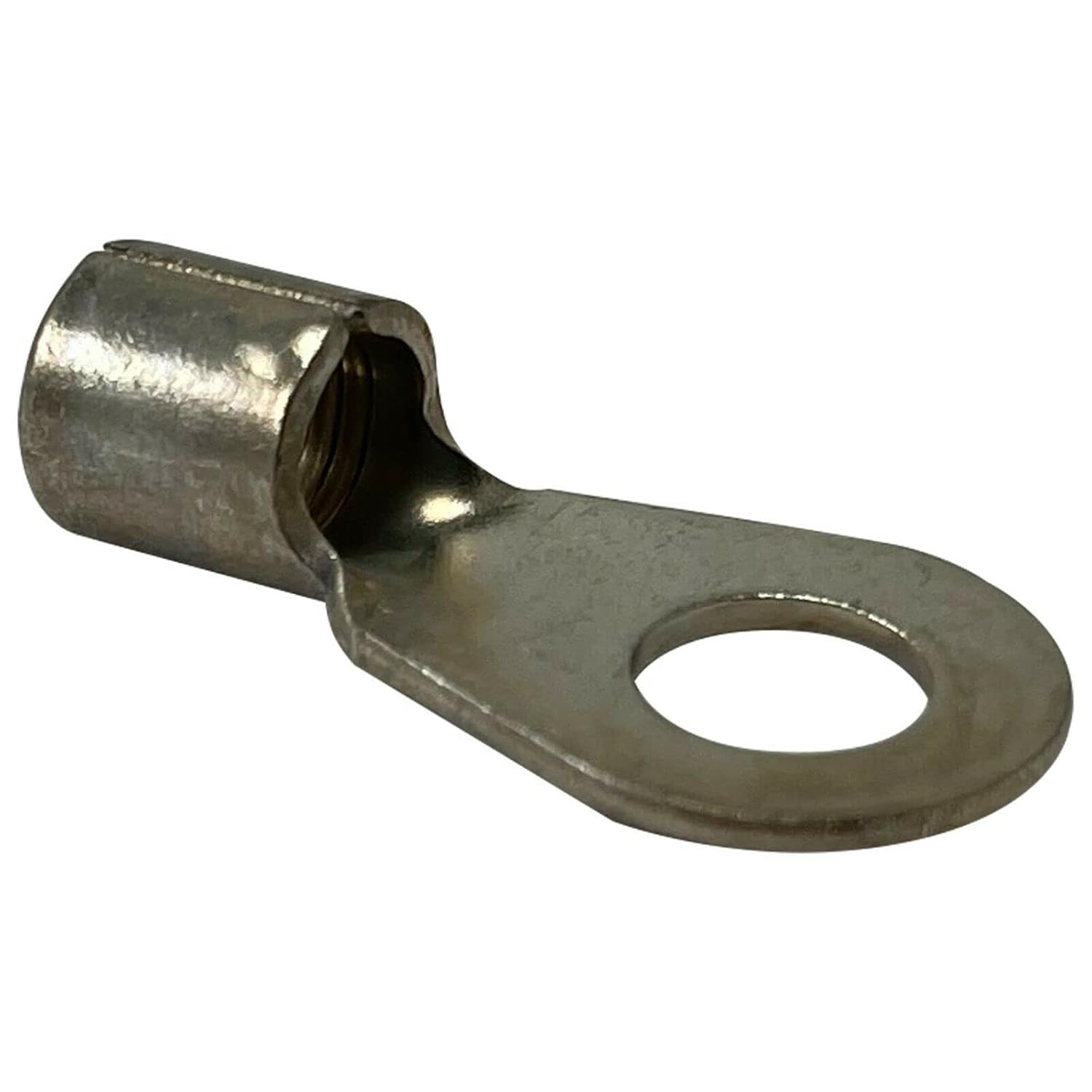 Non-Insulated 6 AWG Ring Connector 100 Pcs for Strong Crimps