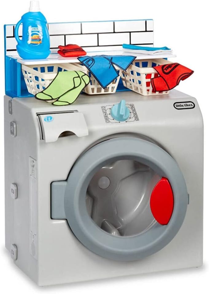Little Tikes Interactive Toy Washer Dryer Set - 11 Laundry Accessories