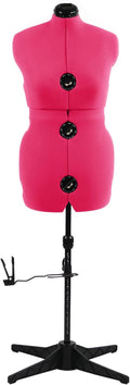 Dress Forms for Sewing Pink Female Mannequin Adjustable Size 12-18