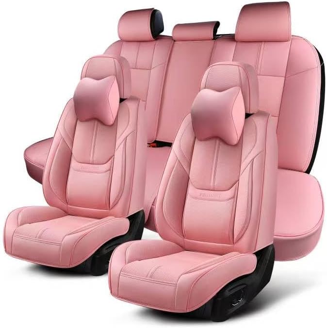 Universal Fit Auto Car Seat Covers Full Set Leather Cushion Protector