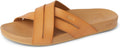 Women's Cushion Spring Bloom Slide Sandal - Soft Vegan Leather Comfort