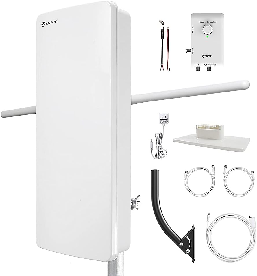 ANTOP Hd Smart Booster Panel Indoor/Outdoor TV Antenna Review