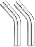 2.5 in 45 Degree Exhaust Tube - Durable Stainless Steel Bend