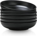 Selamica Porcelain 8.6 in Salad Pasta Bowls Set of 6 - Wide Shallow 34