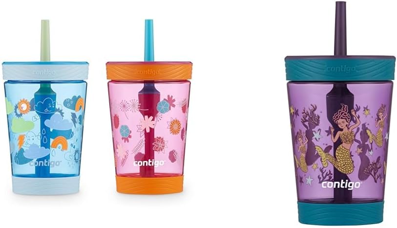 Contigo 2-Pack 14oz Kids Spill-Proof Tumblers for Fun Drinks
