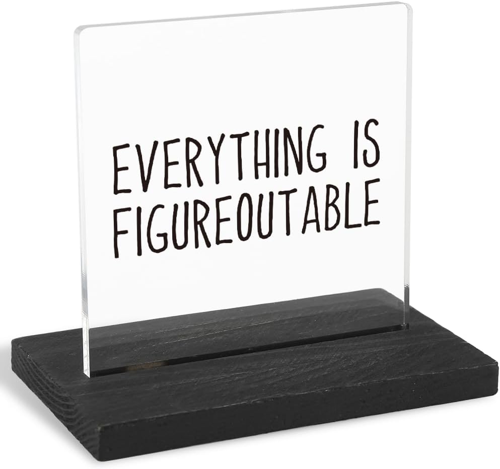Empowering Boss Desk Quote - Positive Affirmation Gift