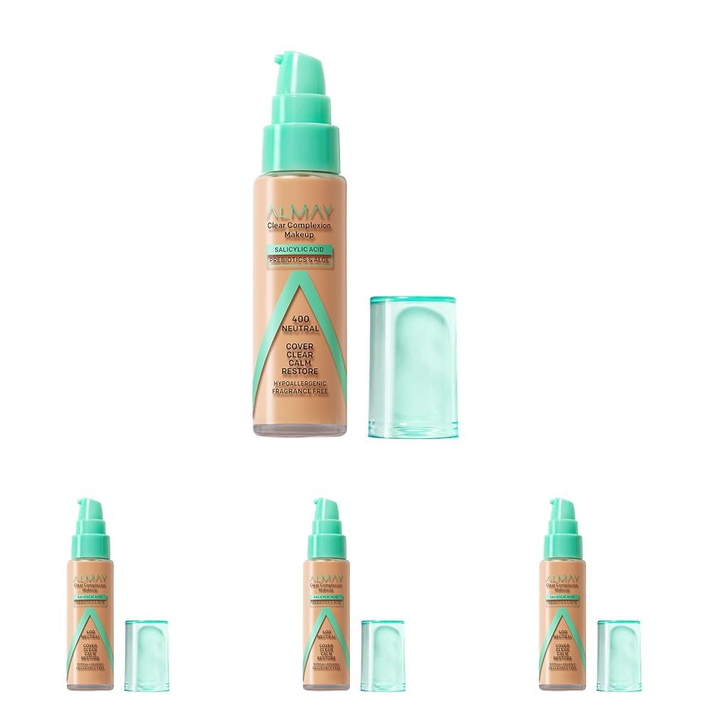 Almay Clear Complexion Acne Foundation Makeup for Sensitive Skin