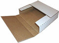 Vinyl Record Mailers (50) White Holds 1-4 - Multi-Depth LP Mailers