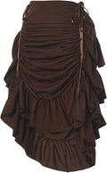 GRACEART Women's Victorian Steampunk Skirt Pirate Costume - Adjustable