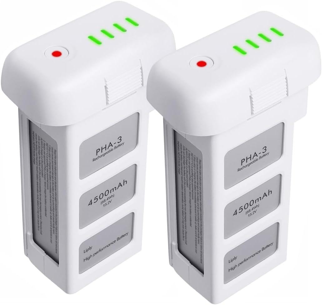 Phantom 3 Battery 2 Pack for DJI Phantom 3 Series Drones