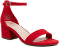 Sugar Womens Block Heel Sandals Open Toe Ankle Strap - Comfort Heel