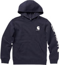 Boys Hooded Sweatshirt by Carhartt - Durable Cotton Blend Comfort