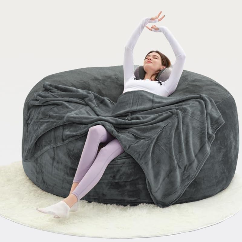Ultimate Comfort: 60 Oversized Memory Sponge Bean Bag