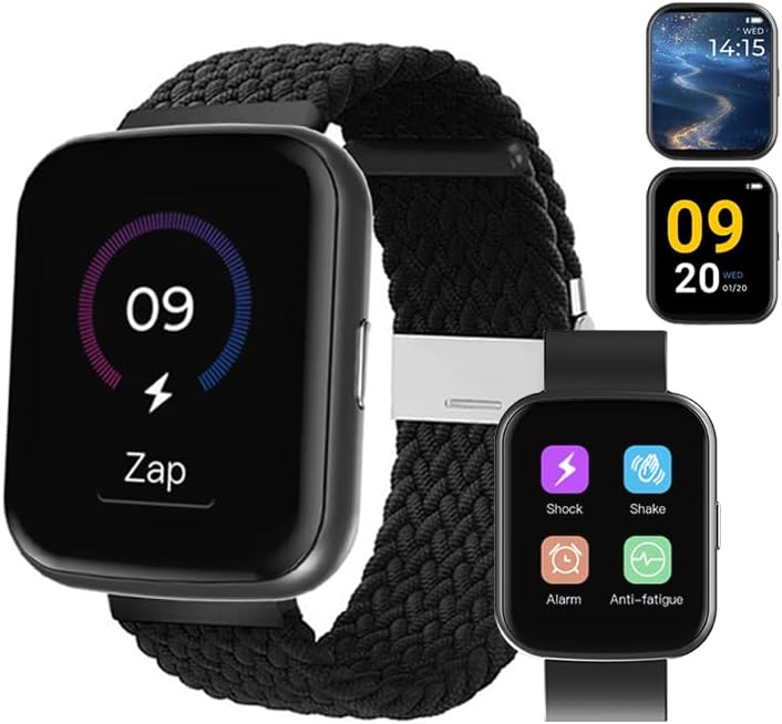 Electric Shock Alarm Clock for Heavy Sleepers with Touch Screen