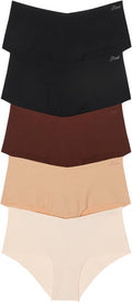 No Show Lace Cheekster Panty Pack for Women - 5-Pack Low Rise