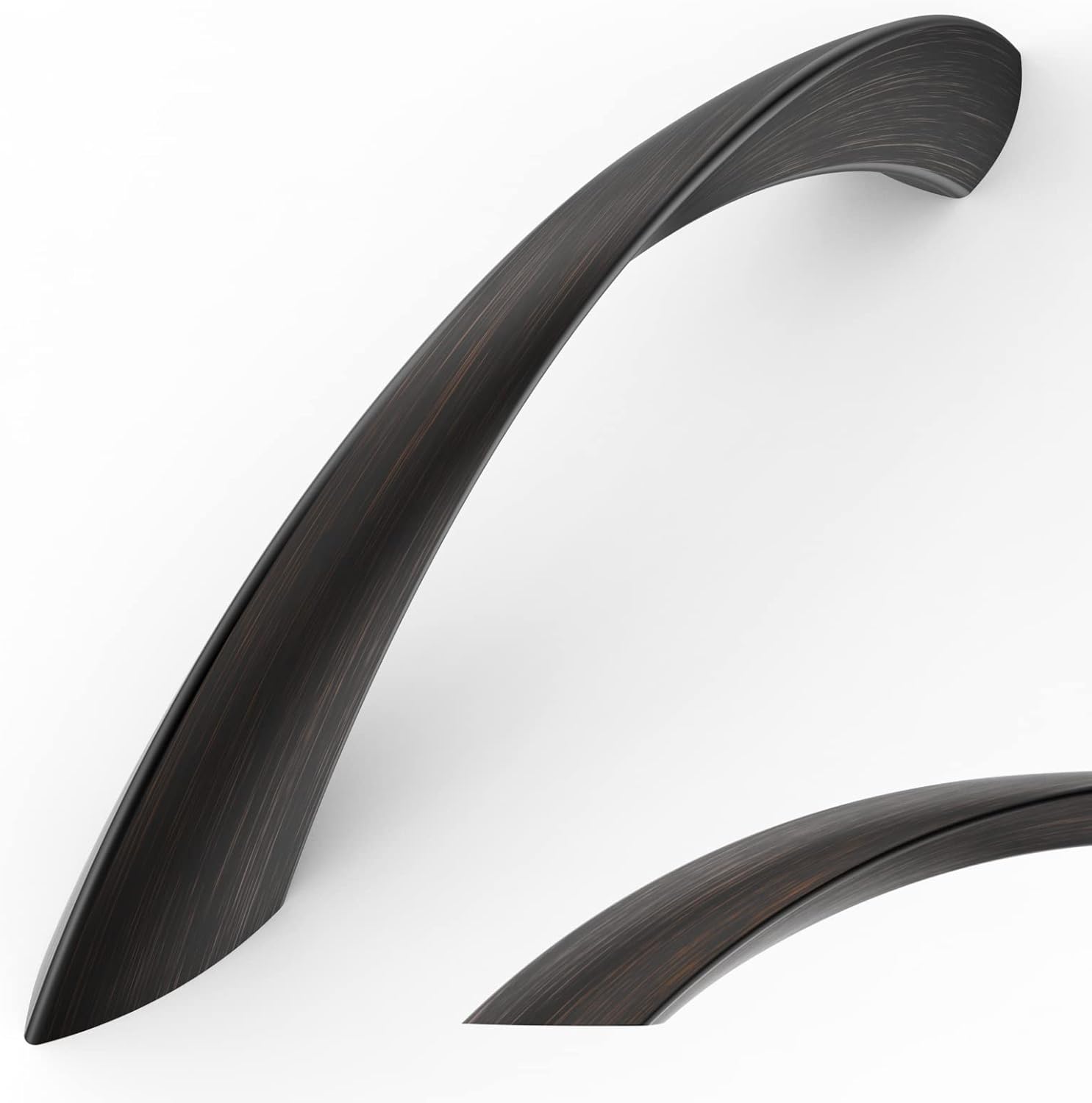 Amerdeco 10 Pack Oil Rubbed Bronze Cabinet Pulls for Kitchen