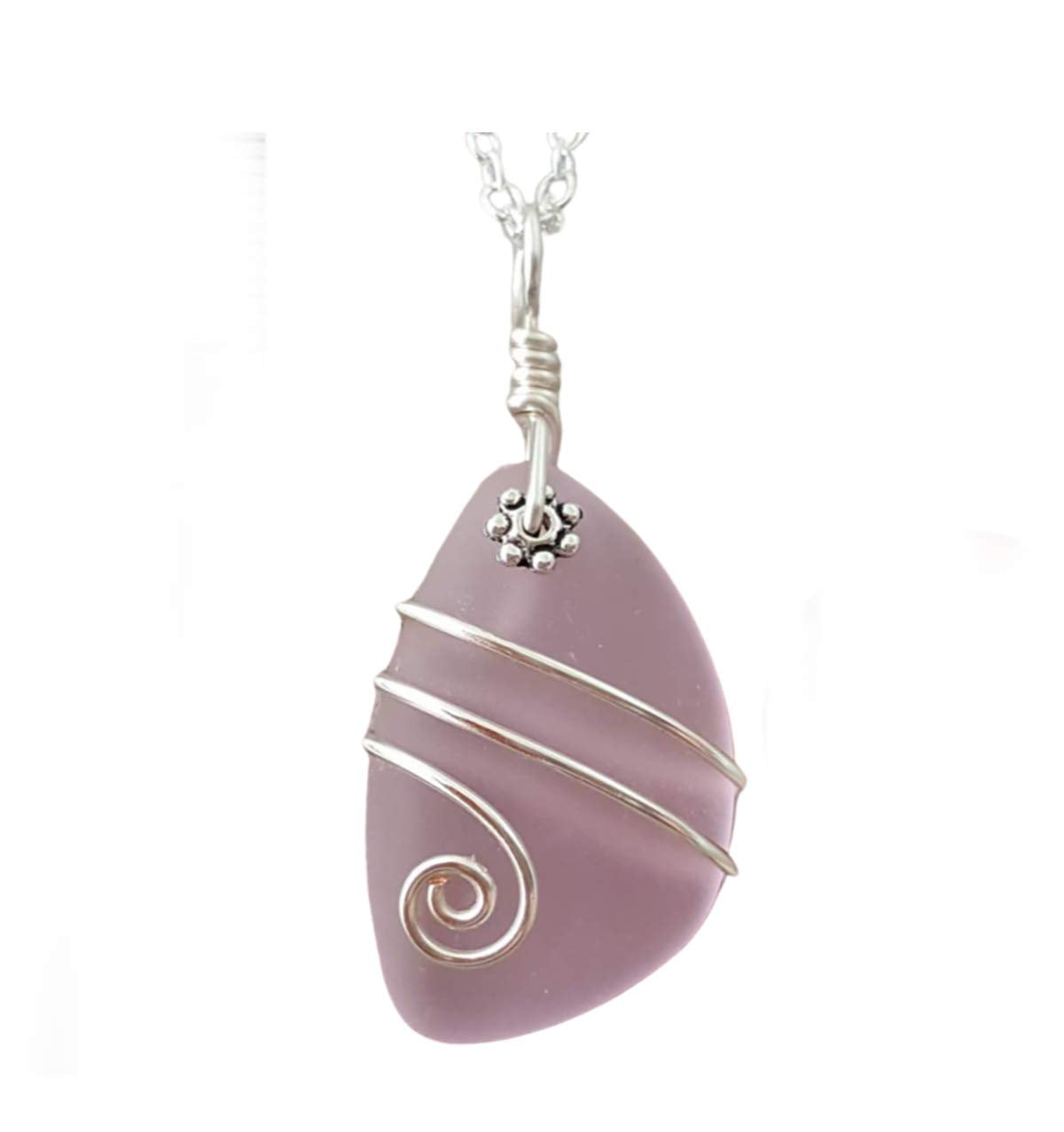Handmade Sea Glass Necklace - Customizable Hawaiian Gift