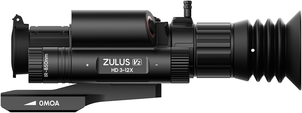 Zulus HD V2 Digital Day/Night Vision Scope with Laser Rangefinder