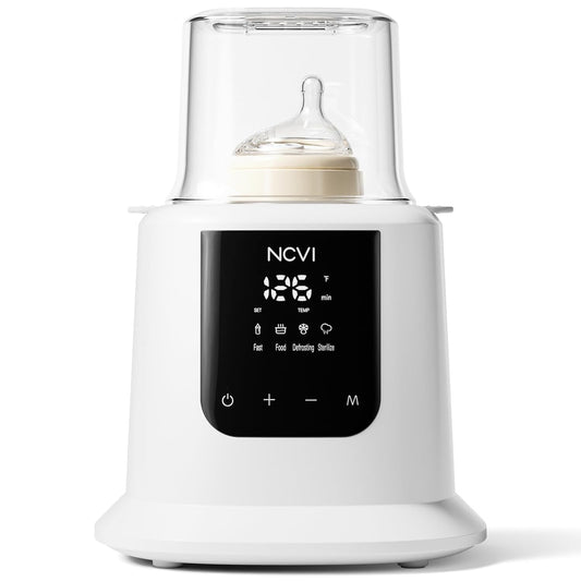 NCVI Baby Milk Warmer: 3 Min Fast Heat, 8-in-1 Functions
