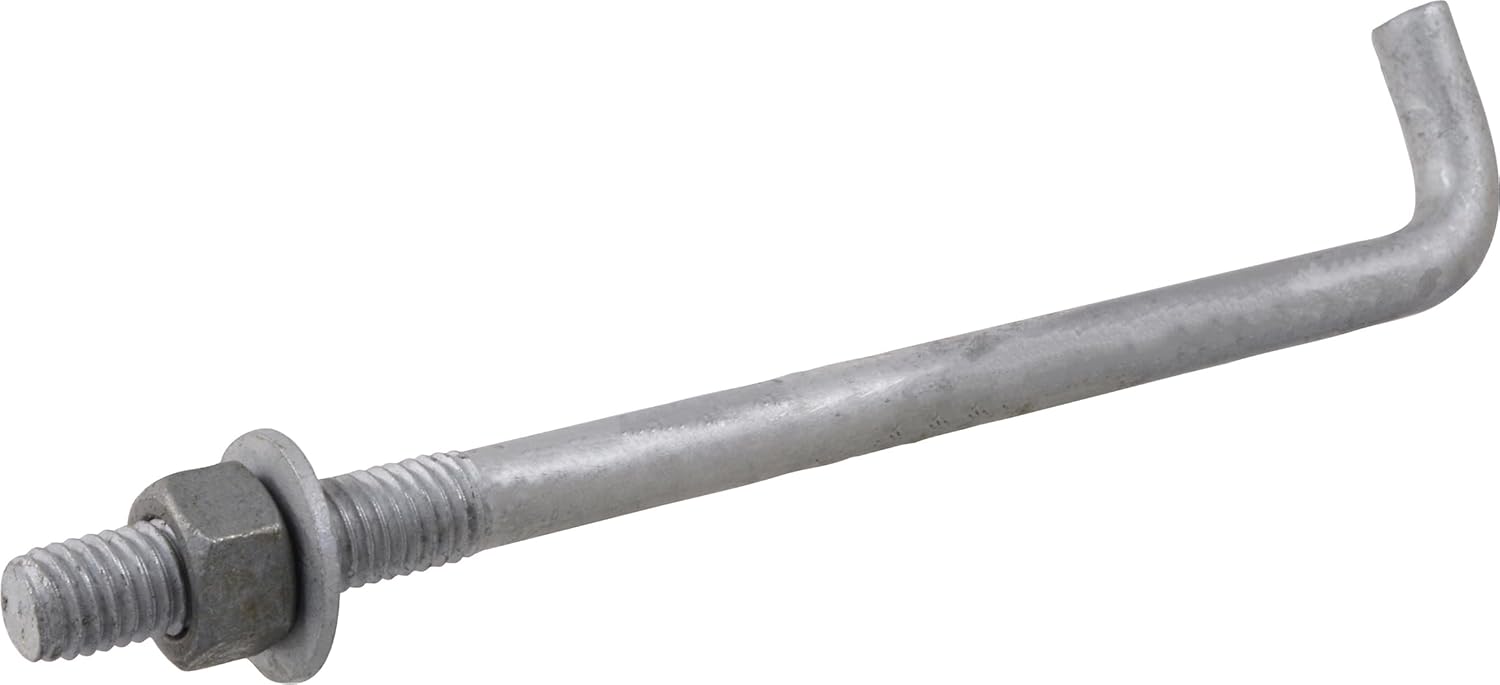 Reaowazo 5/8 x 12-Inch Anchor Bolt Set for Secure Installations