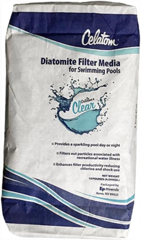 Diatomaceous Earth Swimming Pool Filter Powder for Clarity