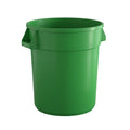 20 Gallon Green Round Commercial Trash Can - Durable, Nesting Design