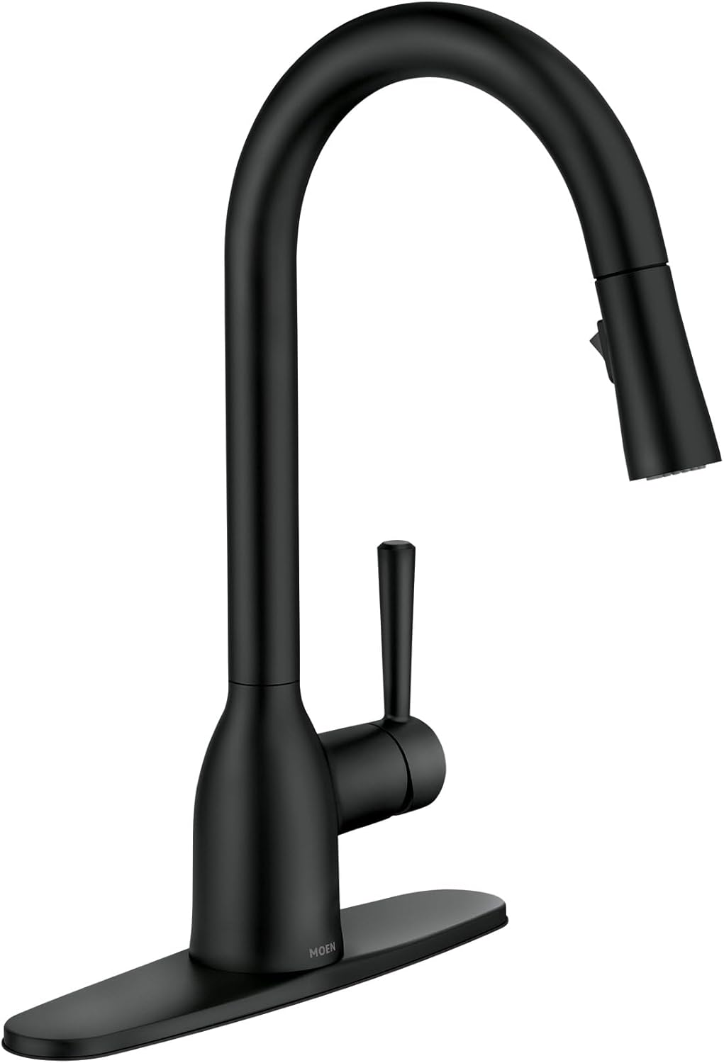 Moen Adler Matte Black Kitchen Faucet with Pull Down Sprayer