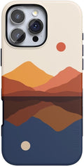 iPhone 16 Pro Max Case Day Night Colorblock Mountains - Bold