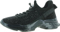 Steve Madden Womens Maxima: Stylish Lace-Up Fashion Sneakers