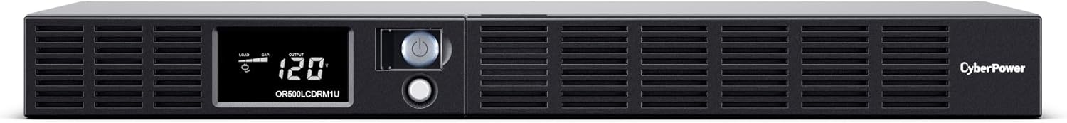 CyberPower OR500LCDRM1U Smart App LCD UPS for Reliable Power
