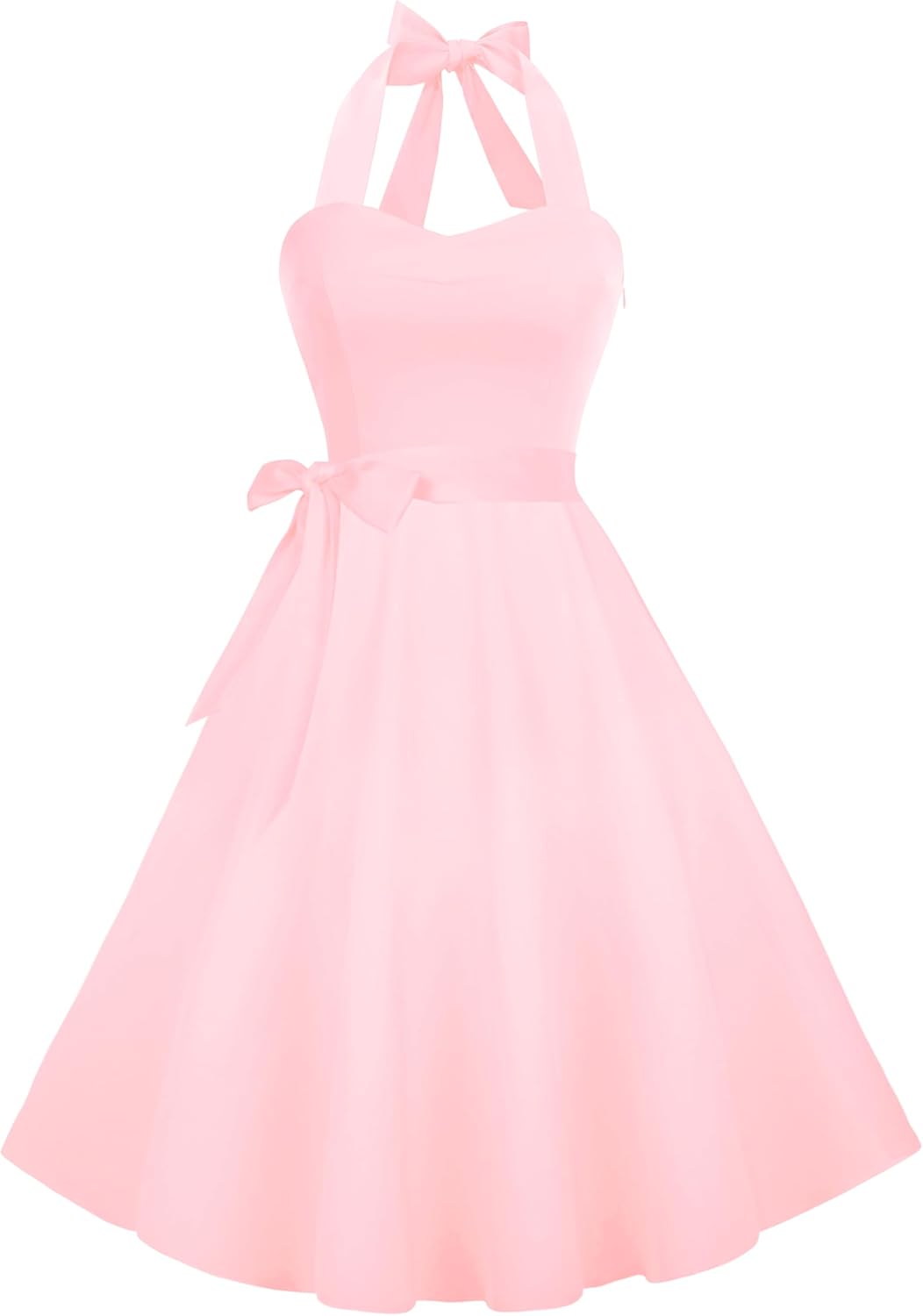 Halter Retro Vintage Cocktail Dress for Women by Hanpceirs
