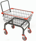 Heavy Duty Laundry and Grocery 1.8 Bushel Cart with U-Handle - Durable