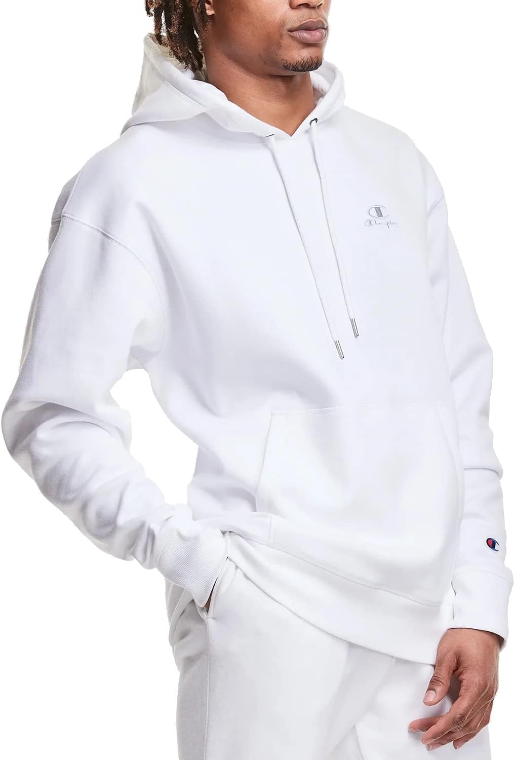 Champion Men's Classic Hoodie, Iconic 'C' Logo, Cozy Fleece