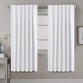 H.VERSAILTEX White Thermal Blackout Curtains 52 x 72 in - Energy