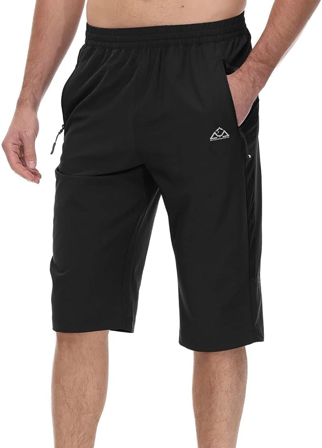 Rdruko Men's Outdoor Sports Hiking Long Shorts for Active Adventures