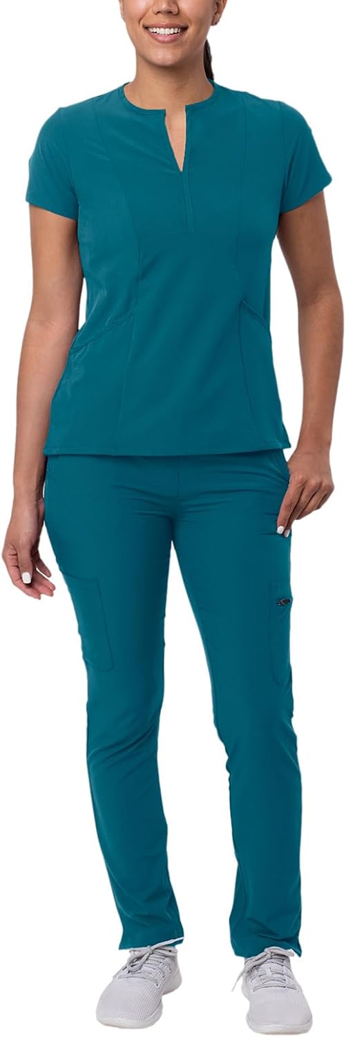 Adar Addition Go-Higher Scrub Set for Women - Stylish Comfort