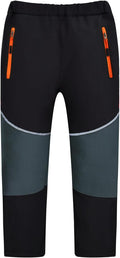 Boys Girls Softshell Skiing Snow Hiking Pants - Warm, Waterproof