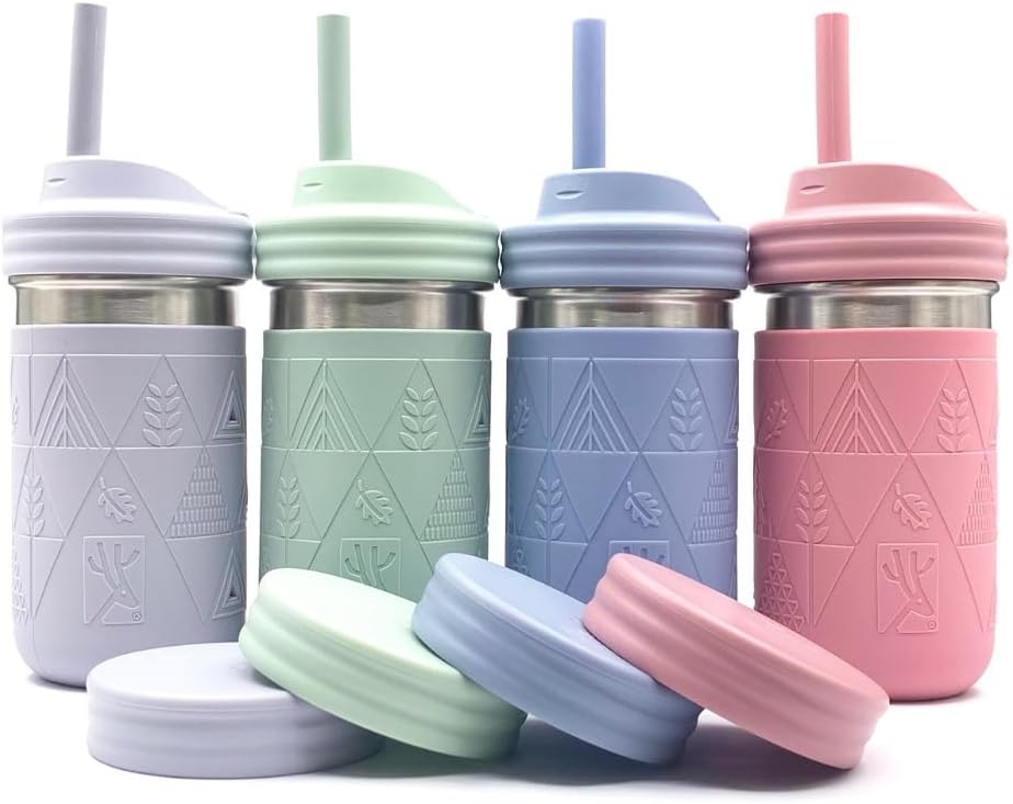 14oz Stainless Steel Kids Drinking Cups - Fun and Safe Sipping