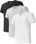 Men's Micro Modal Undershirts 3-Pack - Ultra Soft Moisture-Wicking Fit