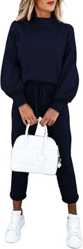 Women's 2 Piece Sweatshirt and Jogger Set - Casual Comfort
