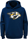 NHL Youth 8-20 Team Color Performance Logo Pullover Hoodie - Official