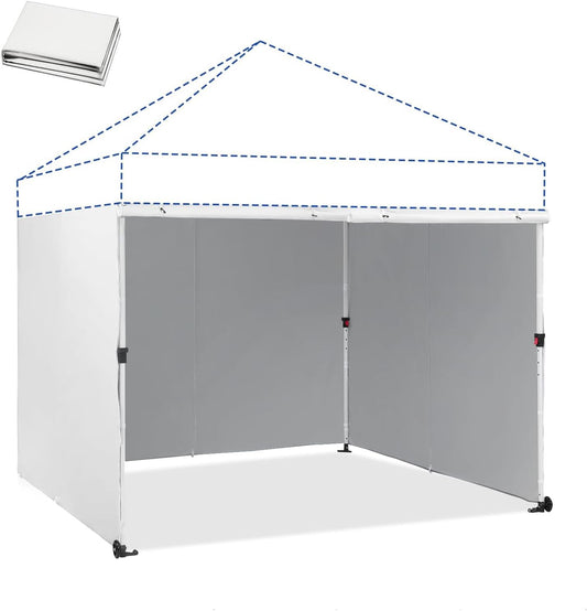 CROWN SHADES 8x8 Canopy Sidewalls for Event Shelter Accessories