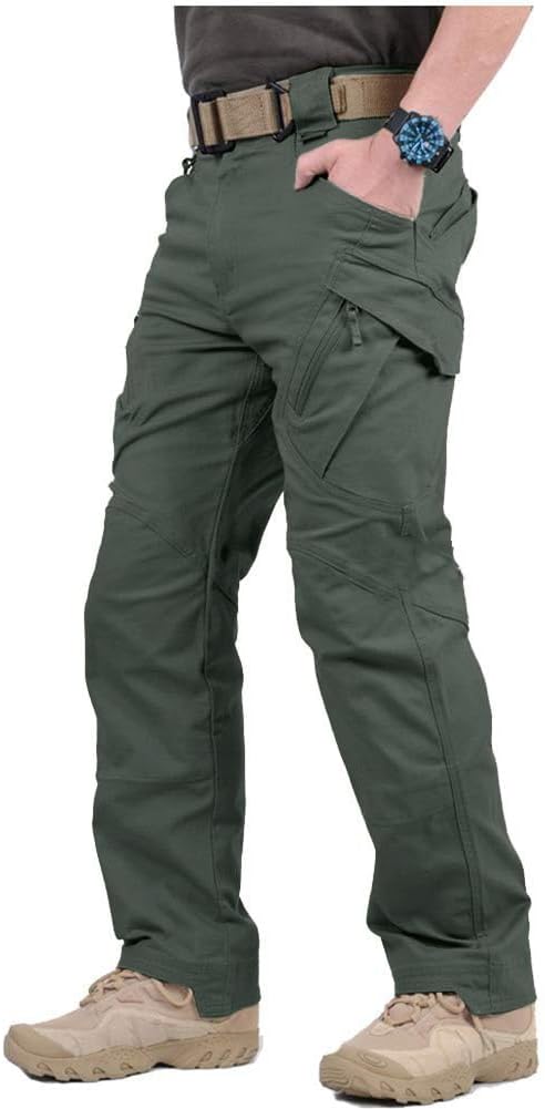 NAVEKULL Men's Military Cargo Tactical Pants for Outdoor Activities
