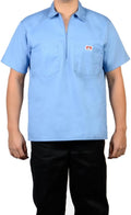 Ben Davis Short Sleeve 1/2 Zip Shirt for Everyday Comfort