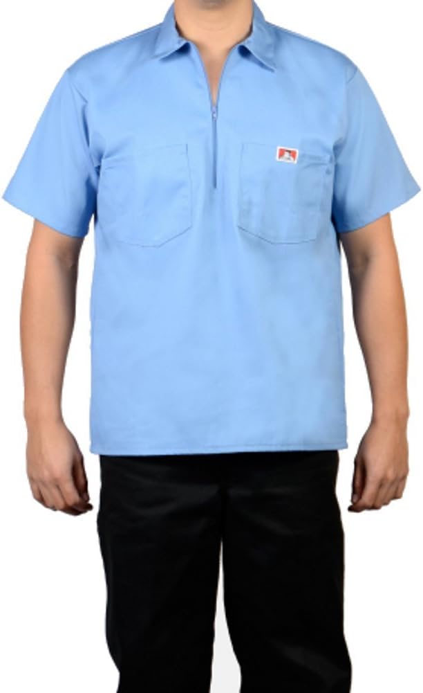 Ben Davis Short Sleeve 1/2 Zip Shirt for Everyday Comfort