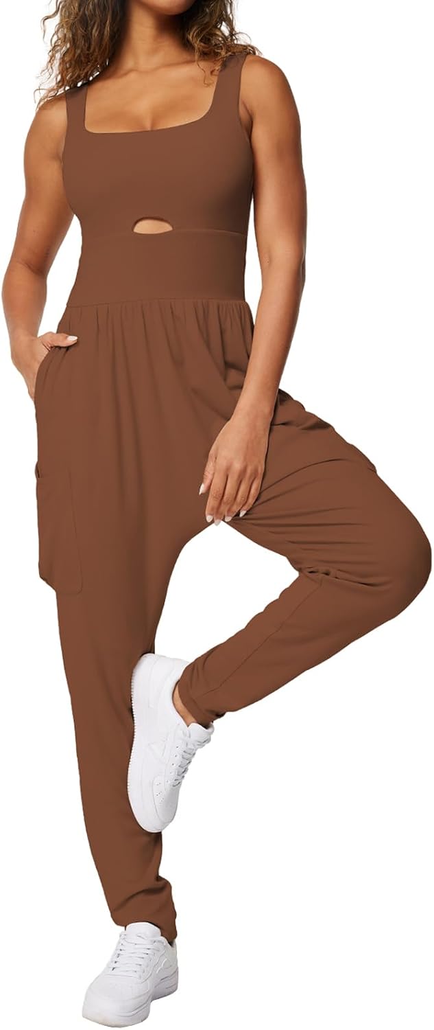 Casei Jumpsuits for Women: Casual Summer Rompers with Pockets