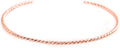 Gold Rope Cuff 14K Rose Gold Filled Twisted Cable Bracelet